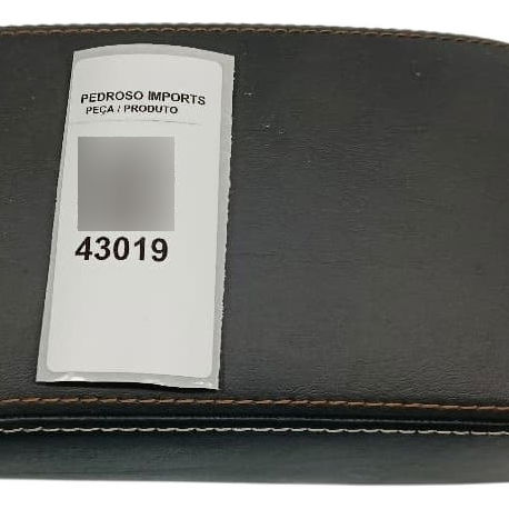 Apoio Braço Console Central Jeep Compass 2019 Preto