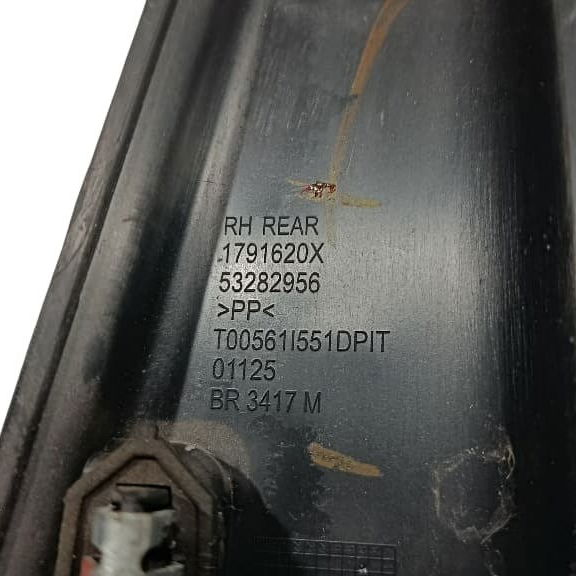 Acabamento Porta Traseira Direita Jeep Compass 2019 Preto