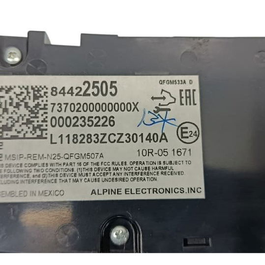 Comando Ar Condicionado Chevrolet Equinox 2018