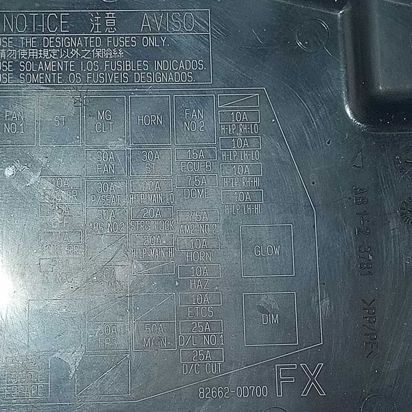 Tampa Caixa De Fusiveis Yaris 1.5 2022