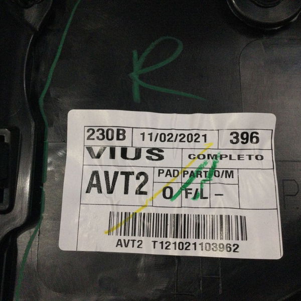 Forro Porta Dianteiro Esquerdo Yaris 1.5 2022