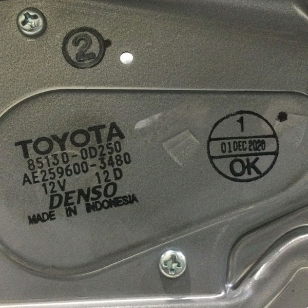 Motor Limpador Tampa Traseira Yaris 1.5 2022