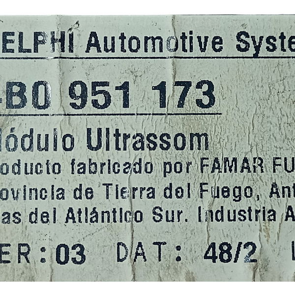 Módulo Central Alarme Ultrassom Audi A3 1999 2006