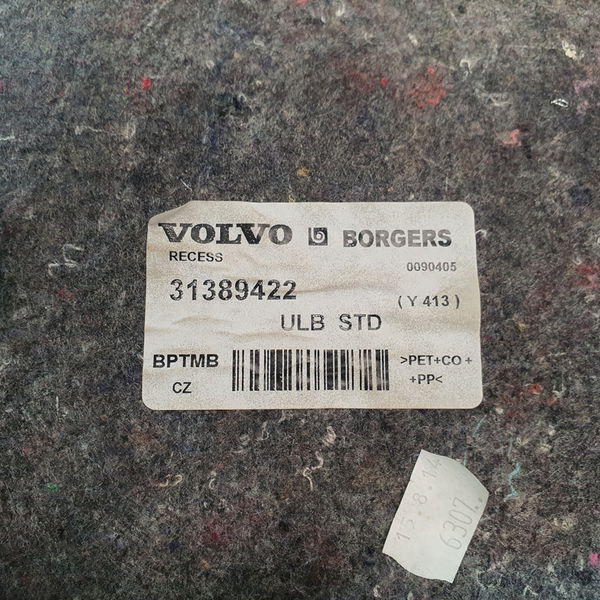 Forro Tampao Estepe Porta Malas Xc60 T5 Volvo 2014 2015 2016