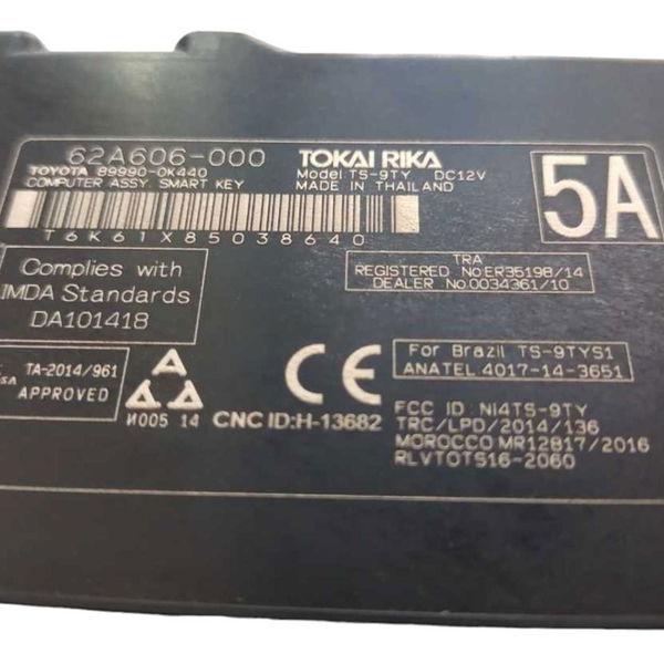 Modulo Regulador Farol Toyota Hilux 2016 2022 Original Usado