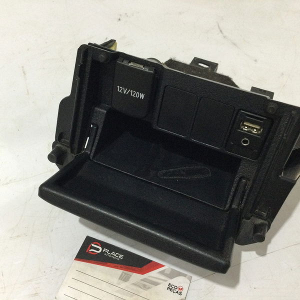Porta Objetos Com Tomada 12v Toyota Corolla 2.0 16v 2016