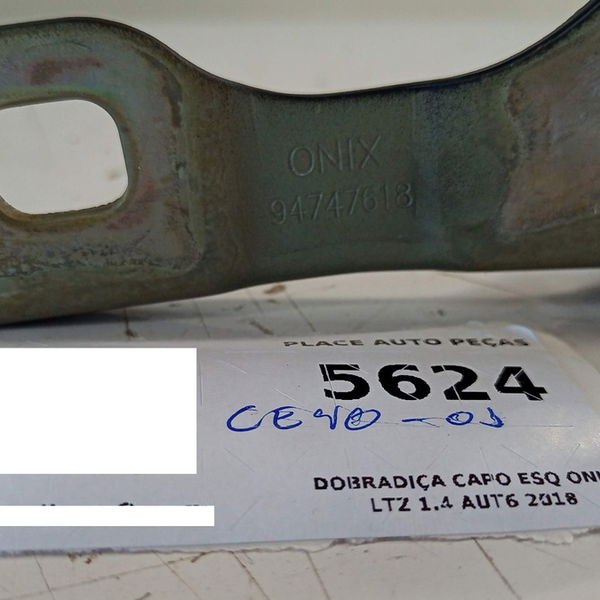 Dobradiça Capo Esq Onix Ltz  1.4 Aut6 2018