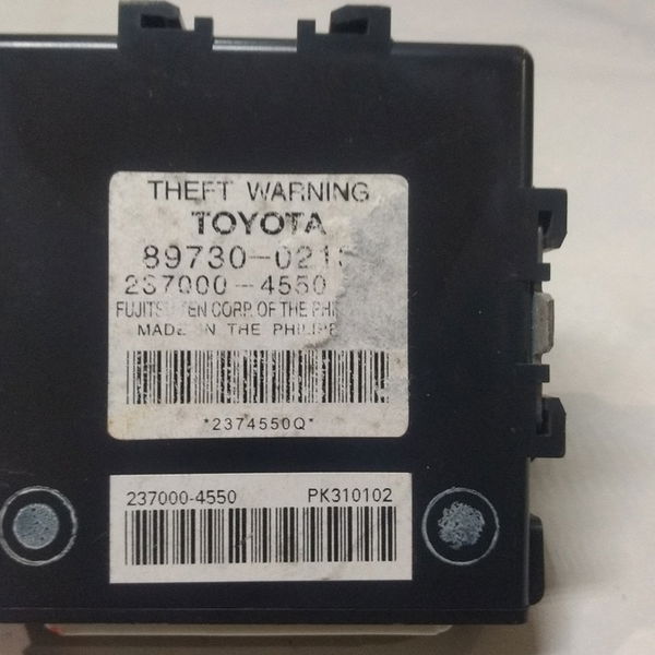 Modulo Central Alarme Toyota Corolla Gli Flex 2014 Usado