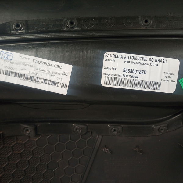 Forro Porta Dianteira Esquerda 207hb  Xr 2010