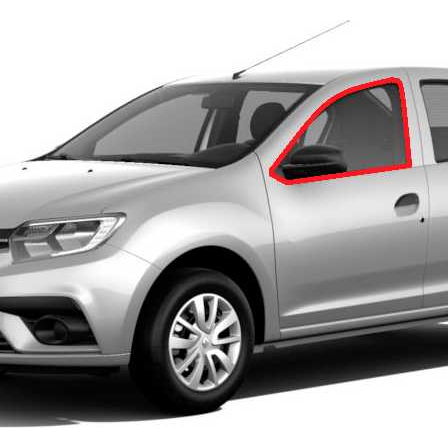 Canaleta Porta Dianteira Esquerda Renault Logan 2013 A 2019