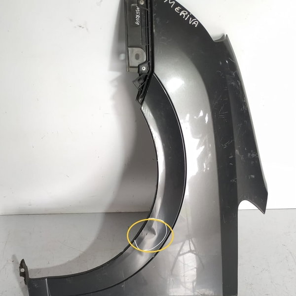 Paralama Meriva Esquerdo 2002/2012 Detalhe