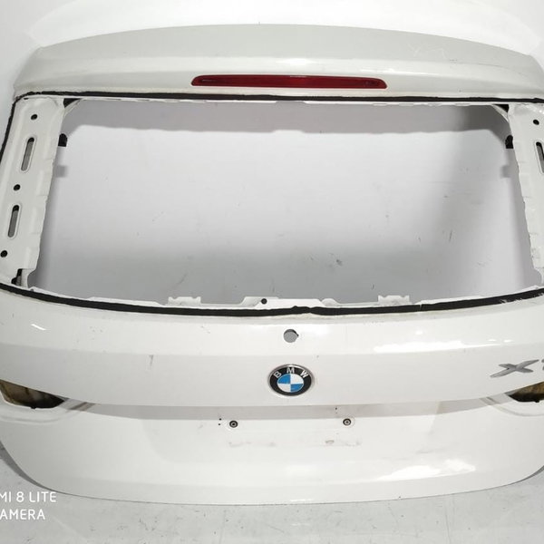 Tampa Traseira Bmw X1 2009/2015 Lisa Branco