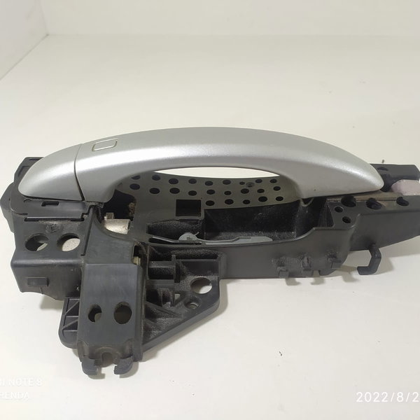 Maçaneta Extern Audi Q5 Traseira Direita 2009/2016 8t0837167 Prateado Traseira