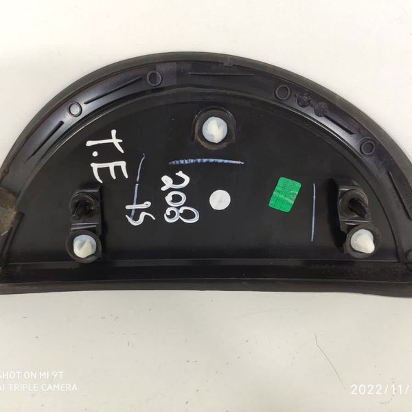 Acabamento Coluna C Esqerda Peugeot 208 2015 9807376777g