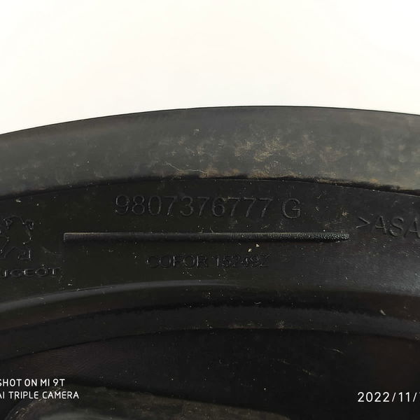 Acabamento Coluna C Esqerda Peugeot 208 2015 9807376777g