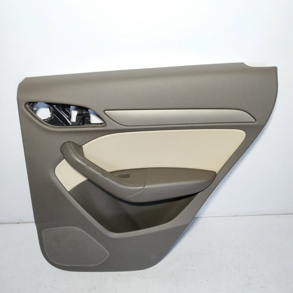 Forro Porta Audi Q3 Traseiro Direito 2012/2016 Marrom Caramelo