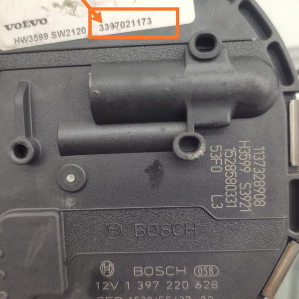 Motor Limpador Parabrisa Volvo V60 S60 2011/2018 30753493