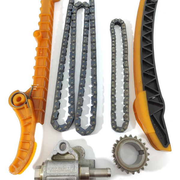 Kit Corrente Comando Guias Mercedes Gla200 Cla A200 2019 Laranja-claro