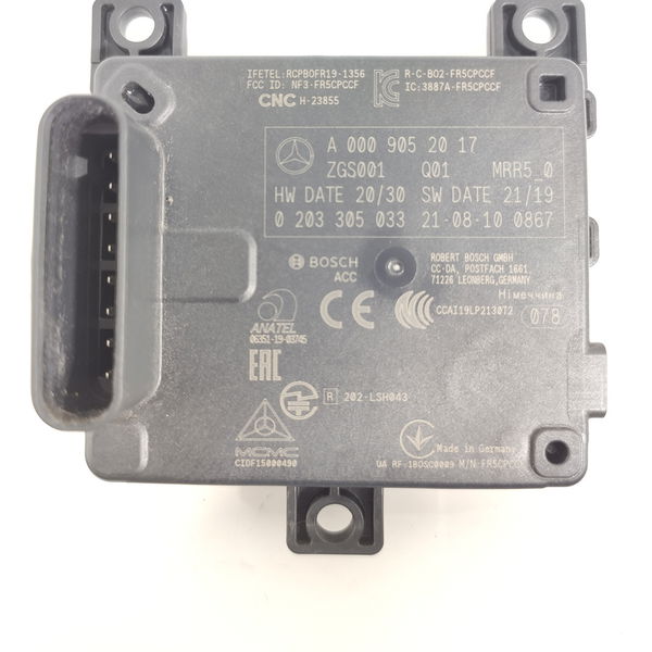 Modulo Sensor Radar Mercedes C200 C300 2022/2025 A0009052017