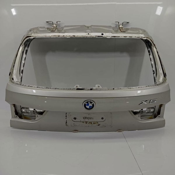 Tampa Traseira Bmw X5 2014/2019 Lisa Prateado