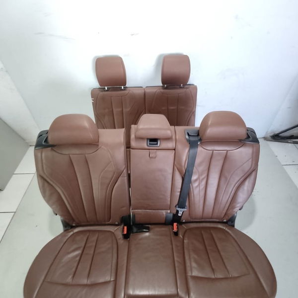 Jogo Bancos Couro Elét Bmw X5 2014/2019  7 Lugares Chocolate
