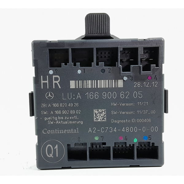 Modulo Porta Mercedes Ml350 Traseira Dir 12/15 A1669006205