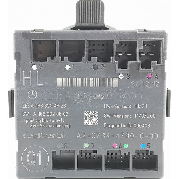 Modulo Porta Mercedes Ml350 Traseiro Esq 12/15 A1669005705