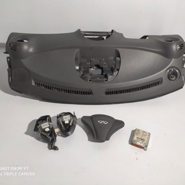 Kit Airbag Chery S18 2010/2014 Detalhe Preto