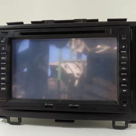 Tela Multimídia Honda Crv 2008/2011 Det Sem Touch Cinza-escuro