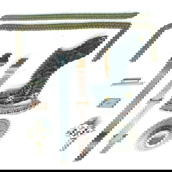 Kit Corrente Mercedes C200 C180 M271 2004/2011 A2710520703 Cinza