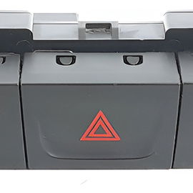 Botao Pisca Alerta Tracao Fiat Toro 2016/2021 1002303120 Preto