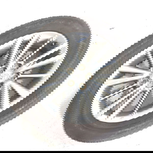 Roda Pneu Corolla 205/55 Aro 16   2015/2018 Original Prateado