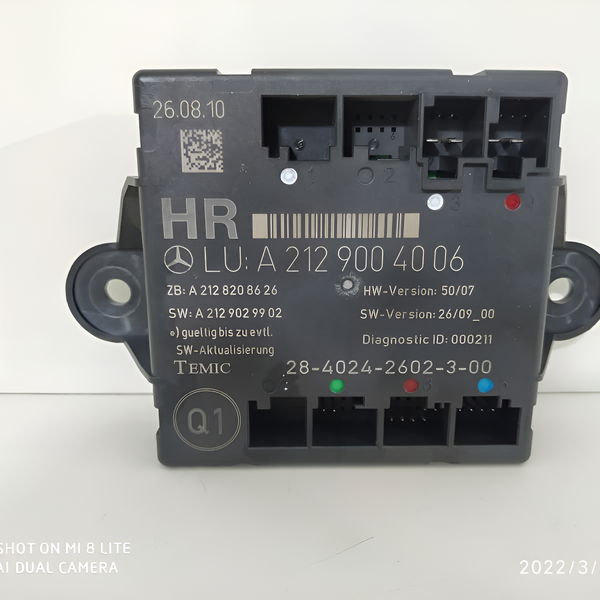 Módulo Porta Mercedes C180 C200 2007 2014 A2129004006 Azul-marinho