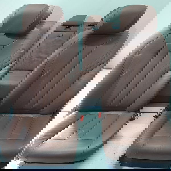 Jogo Bancos Eletricos Bmw X5 2014/2019 Terracota Marrom-escuro