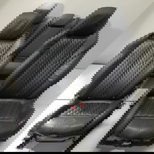 Jogo Banco Peugeot 3008 Allure 2018/2021 Couro  Eletrico Preto