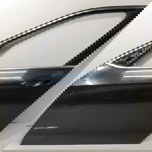 Porta Bmw X5 Dianteira Esquerda 2014/2019 Lisa Dianteira Esquerdo Preto