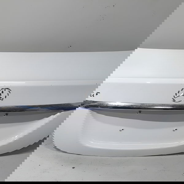 Tampa Traseira Mercedes C180 C200 C250 2015/2018 Lisa Branco