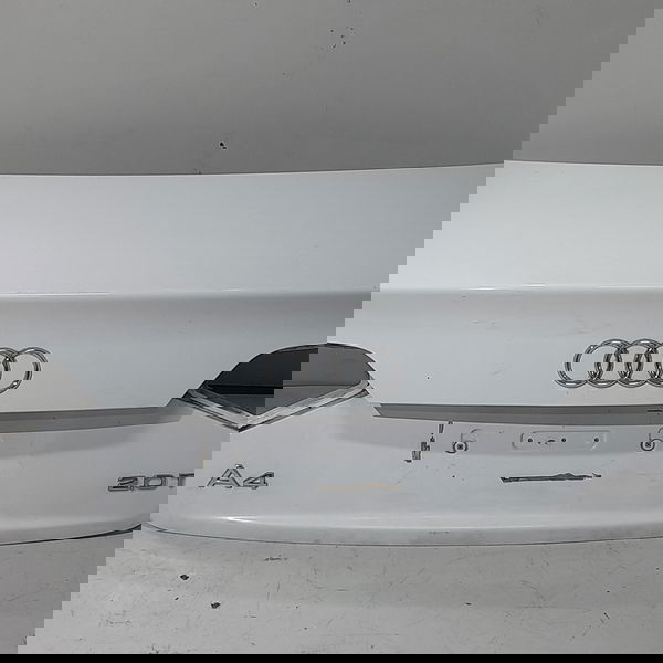 Tampa Traseira Audi A4 2009/2012 Lisa Branco