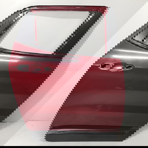 Porta Fiat Toro Traseira Direita 2016/2025 Lisa Traseira Direito Vermelho