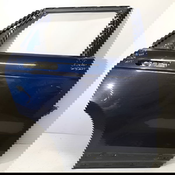Porta Evoque Traseira Direita Blindada 2020/2023 Lisa Traseira Direito Azul-marinho
