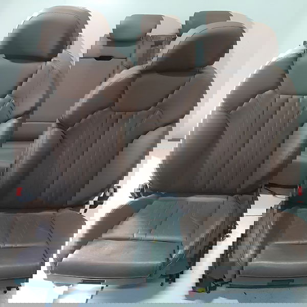 Jogo Bancos Couro Audi Q5 2018/2022 Eletricos Terracota