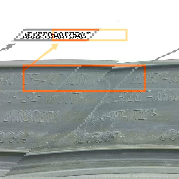 Moldura Paralama Evoque Esquerdo 2012/2018 Bj3216a075ac Cinza