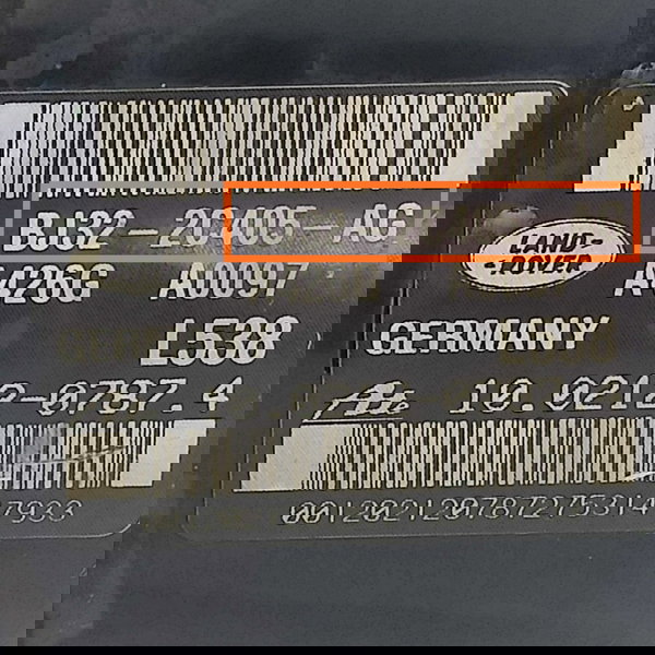 Modulo Abs Land Rover Evoque 2012 2013 2014/2018 Bj322c405ag