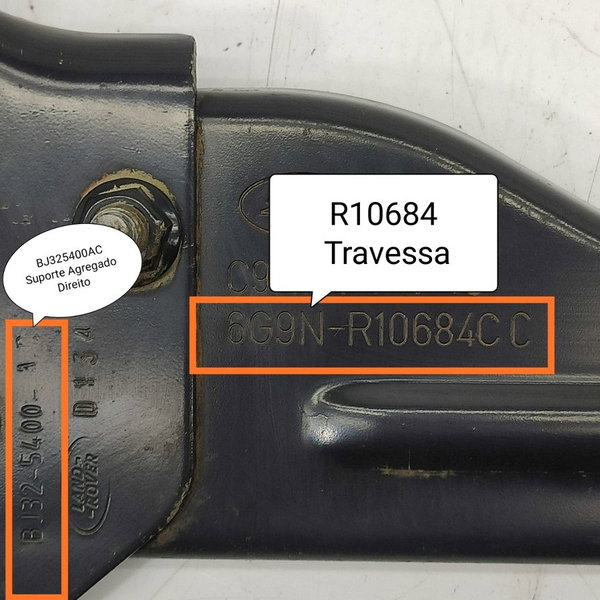 Suporte Travessa Radiador Discovery Sport 2014/2019 Bj325401