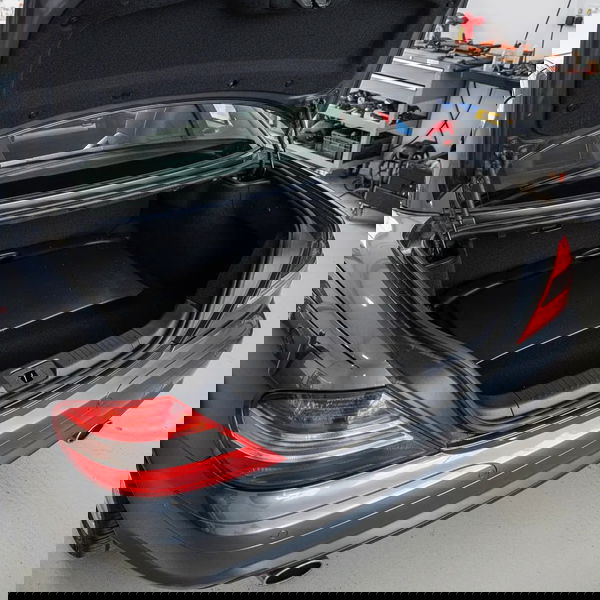 Bandeja Tampao Capota Mercedes Slk R171 2005/2011 Preto