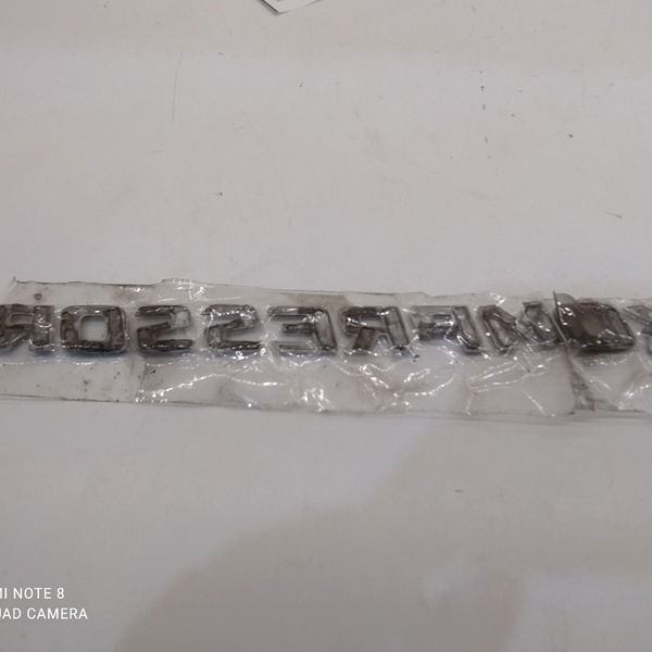 Emblema Kompressor Paralama Mercedes Slk 200 2005/2011 Cromado