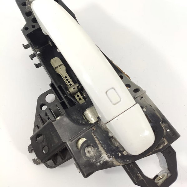 Macaneta Externa Audi Q5 Traseira Esquerda 2012/2016 Branco Traseira