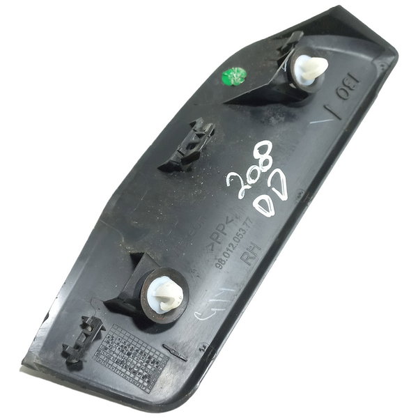 Acabamento Interno Retrovisor Direito Peugeot 208 2018 Preto