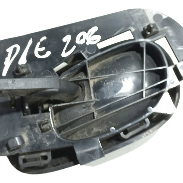Maçaneta Interna Dianteira Esquerda Peugeot 206 Preto Dianteira