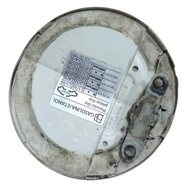 Tampa Portinhola Tanque Combustível Volkswagen Gol G6 2015 Branco